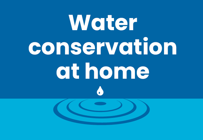Water conservation at home