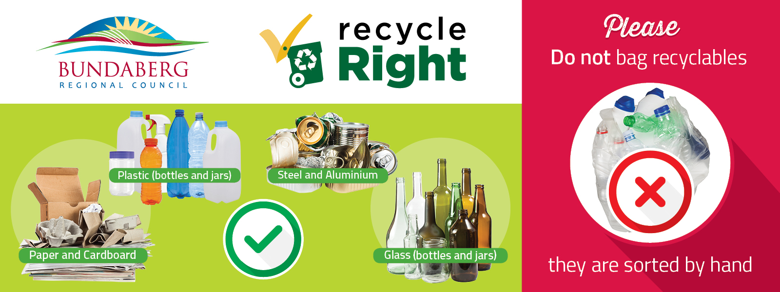 Recycle right banner