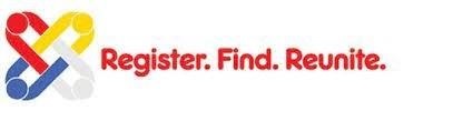 Register. Find. Reunite. logo