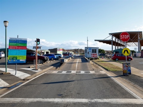 Bundaberg Waste Management Facility weigh bridge entrance.jpg
