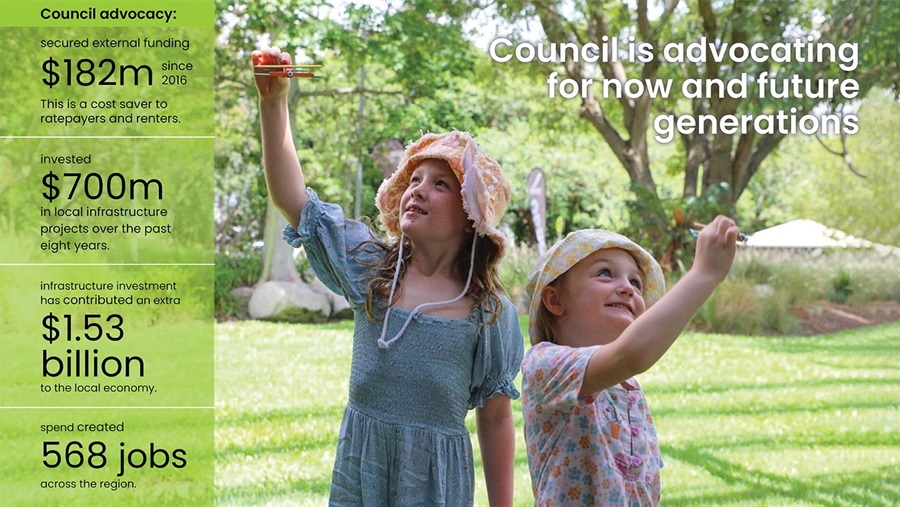 Advocacy advertorial graphic