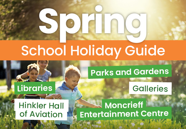 The 2023 Spring School Holiday Guide is full of free family friendly activities for the family.